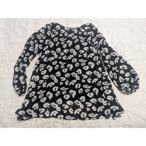 🖤 Show Me Your Mumu Jamie Tunic Black & Grey Animal Print – Size L - Picture 3 of 9